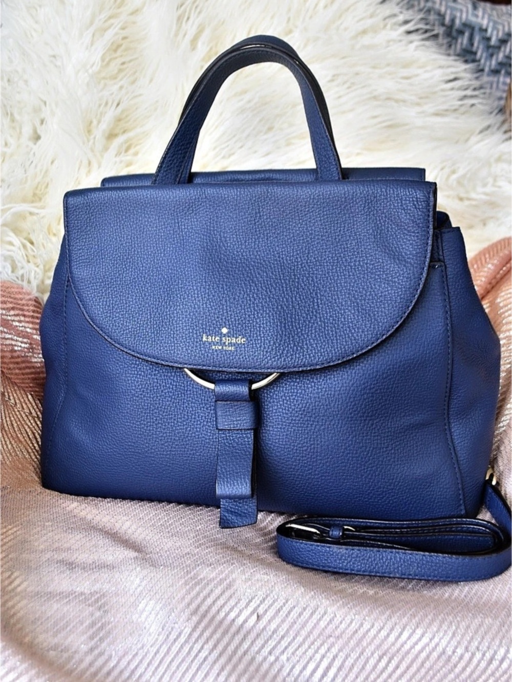Kate Spade Blue Shoulder Bag Like New